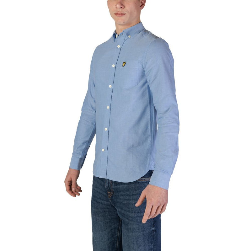 Blue Organic Cotton Shirt Lyle & Scott