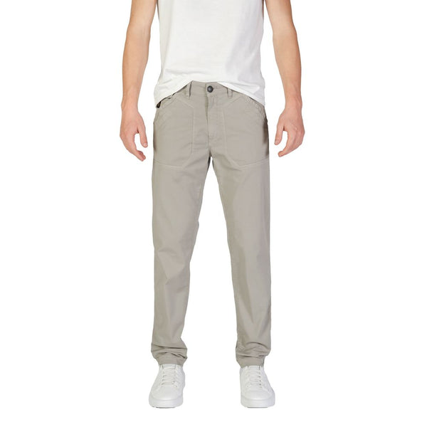 Gray Cotton Jeans & Pant Refrigiwear