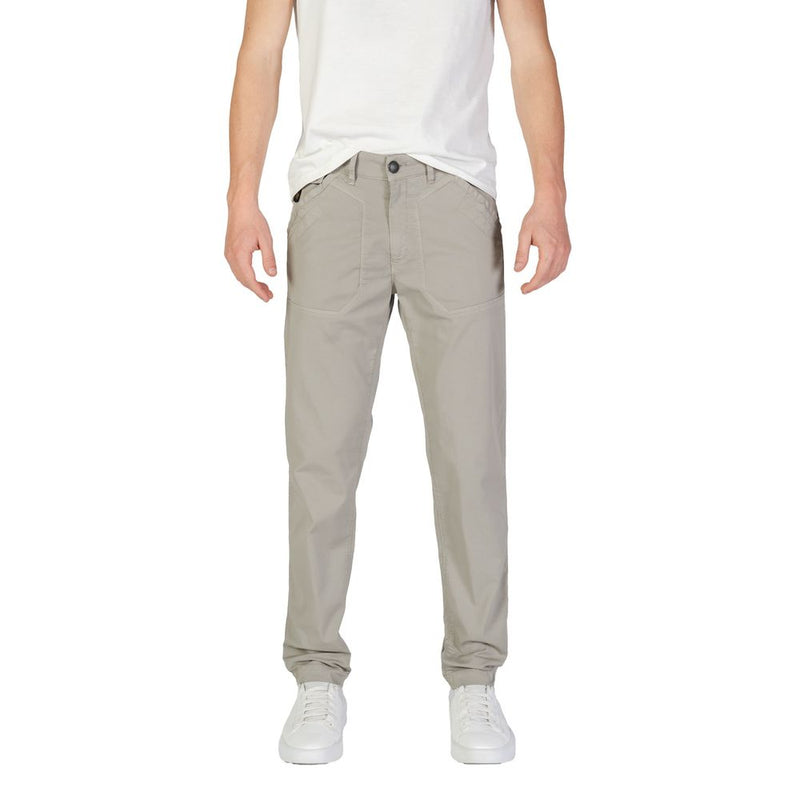 Gray Cotton Jeans & Pant Refrigiwear