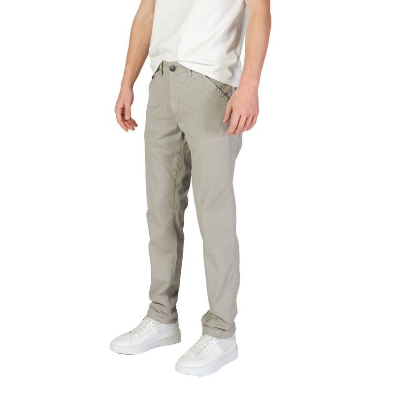 Gray Cotton Jeans & Pant Refrigiwear