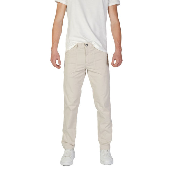 Beige Cotton Jeans & Pant Refrigiwear