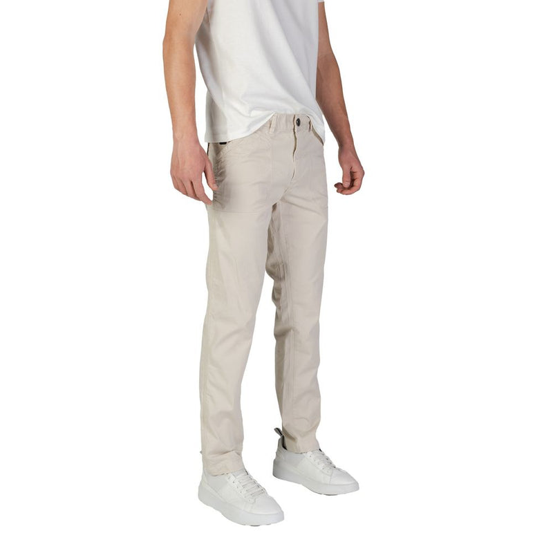 Beige Cotton Jeans & Pant Refrigiwear