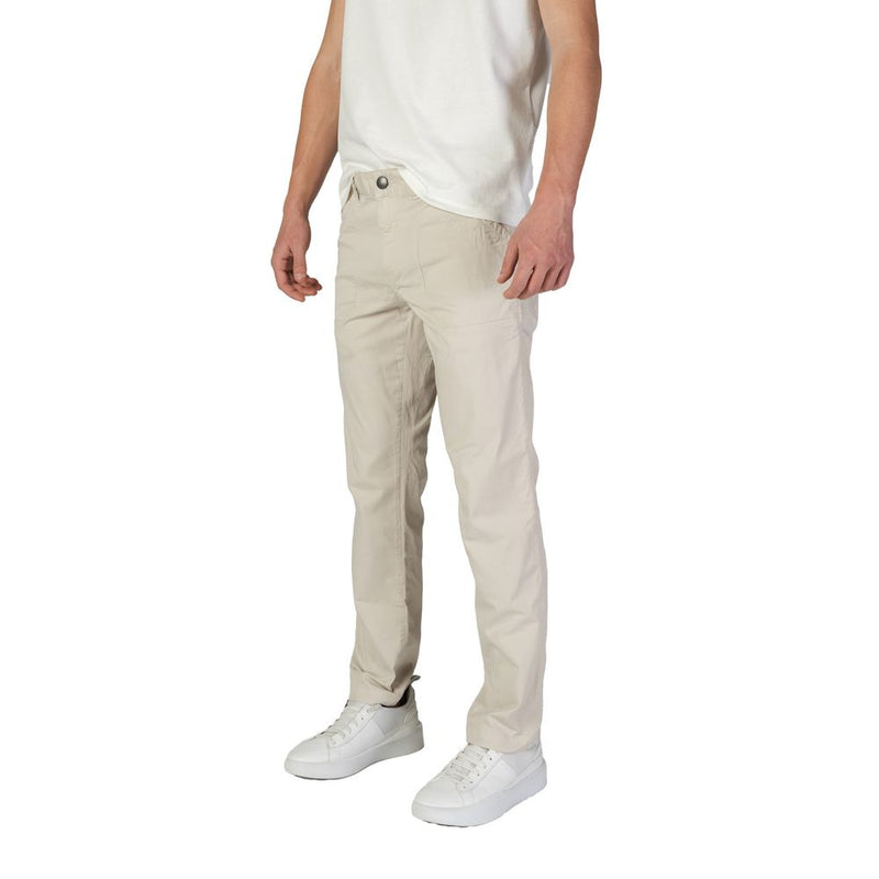 Beige Cotton Jeans & Pant Refrigiwear
