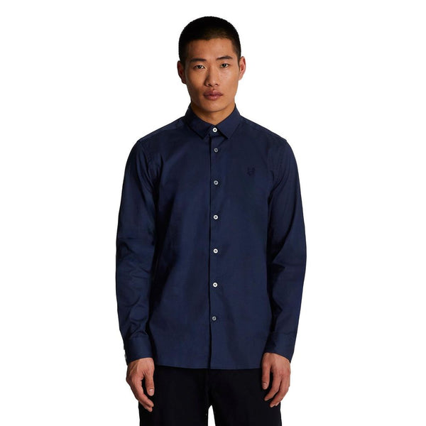 Blue Cotton Shirt Lyle & Scott
