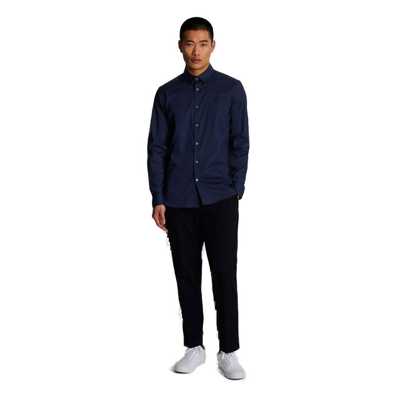 Blue Cotton Shirt Lyle & Scott