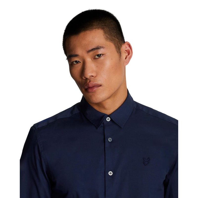 Blue Cotton Shirt Lyle & Scott