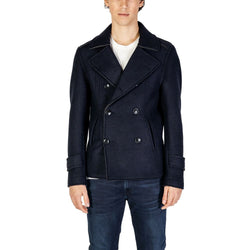 Blue Viscose Jacket Hydra Clothing
