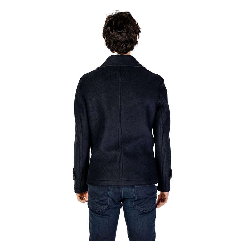Blue Viscose Jacket Hydra Clothing