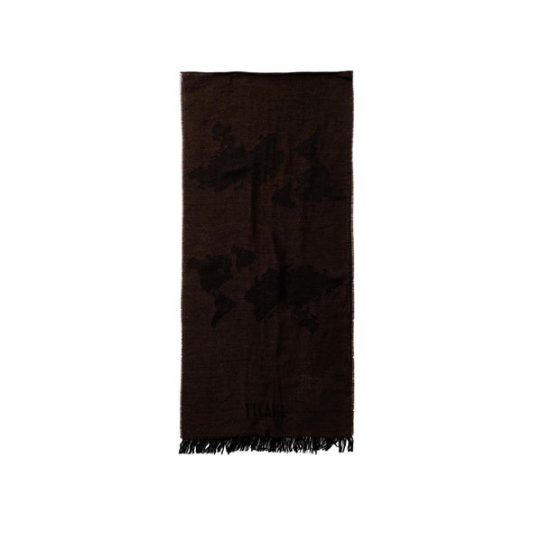 Brown Viscose Scarf Alviero Martini Prima Classe