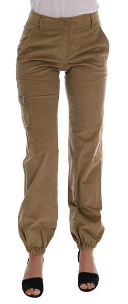 Chic Beige Casual Pants for Sophisticated Style Ermanno Scervino