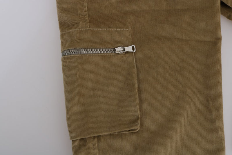 Chic Beige Casual Pants for Sophisticated Style Ermanno Scervino