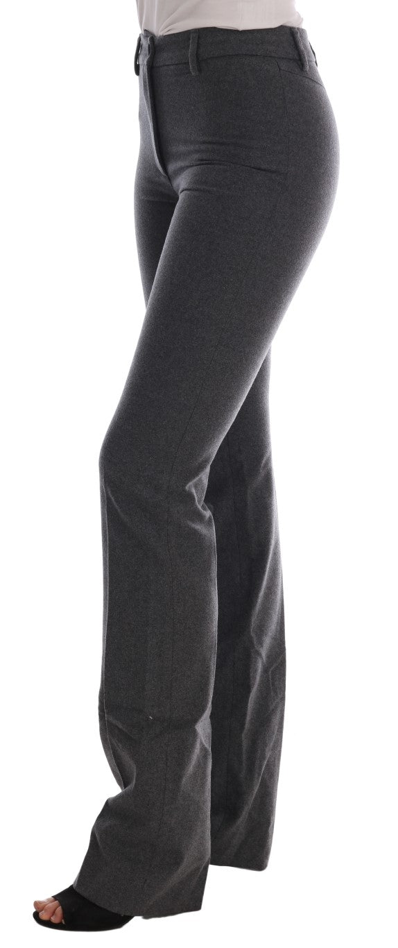 Chic Gray Formal Pants - Elegance Refined Ermanno Scervino