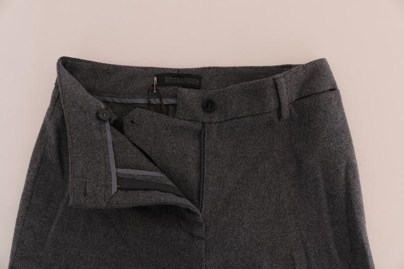 Chic Gray Formal Pants - Elegance Refined Ermanno Scervino