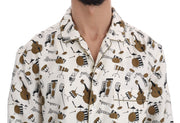 Exclusive Silk Casual Men's Shirt - JAZZ Motive Dolce & Gabbana