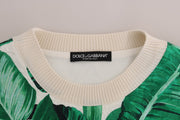 Tropical Sequined Sweater - Lush Greenery Edition Dolce & Gabbana