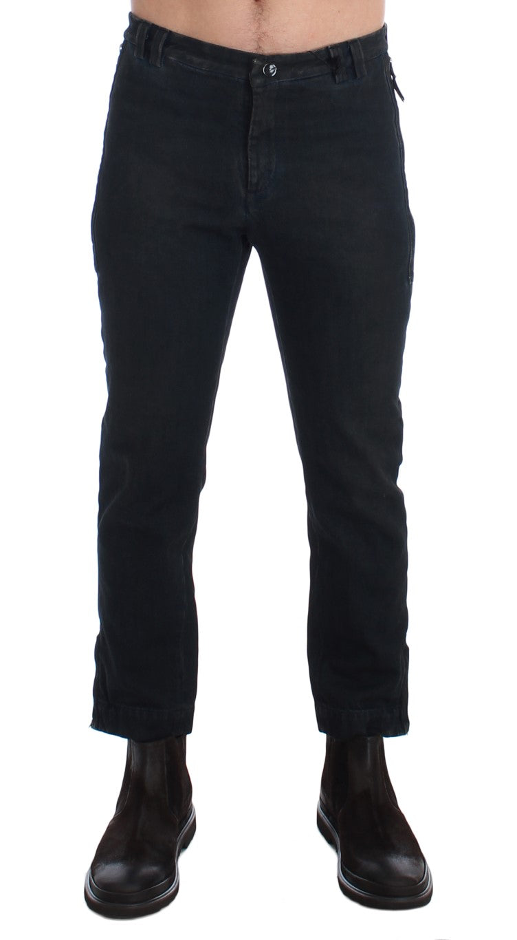 Chic Blue Slim Fit Denim Jeans Costume National