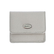 Sleek White Leather Condom Case Wallet Dolce & Gabbana