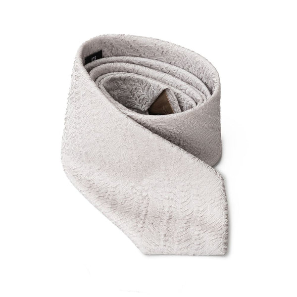 Silver Silk Ties & Bowty Emporio Armani