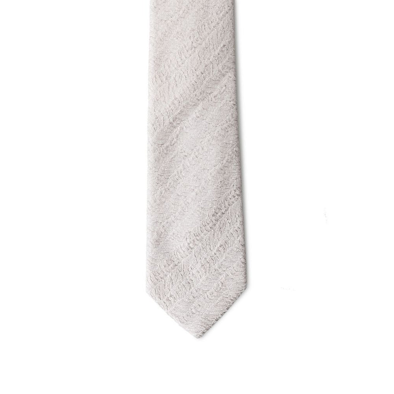 Silver Silk Ties & Bowty Emporio Armani