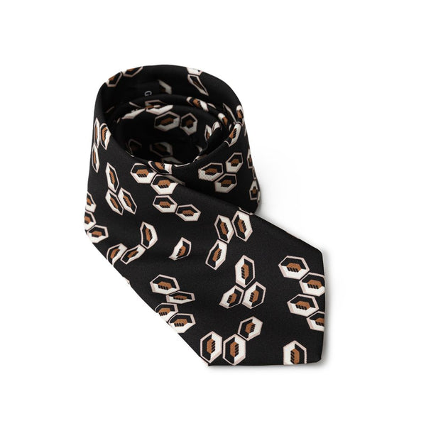 Black Silk Ties & Bowty Giorgio Armani