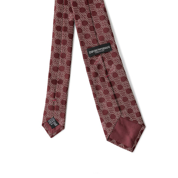 Red Silk Ties & Bowty Emporio Armani