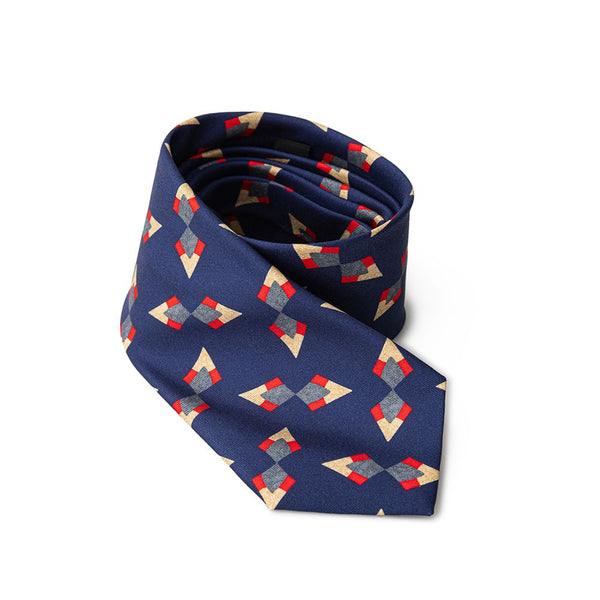 Blue Silk Ties & Bowty Giorgio Armani