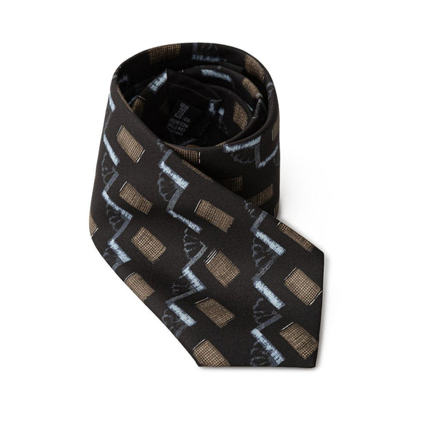 Black Silk Ties & Bowty Giorgio Armani