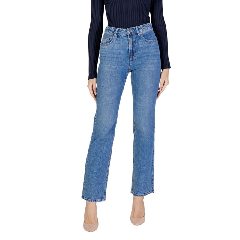 Light Blue Cotton Jeans & Pant Vero Moda