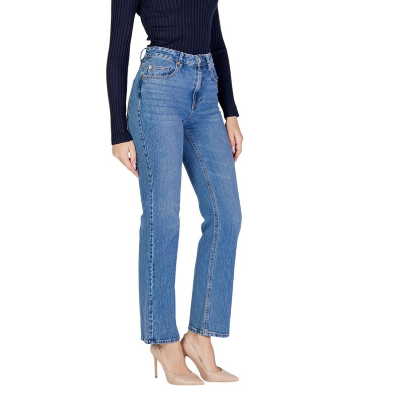 Light Blue Cotton Jeans & Pant Vero Moda