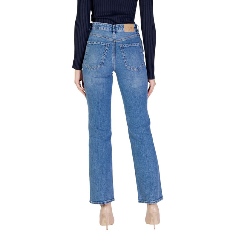 Light Blue Cotton Jeans & Pant Vero Moda