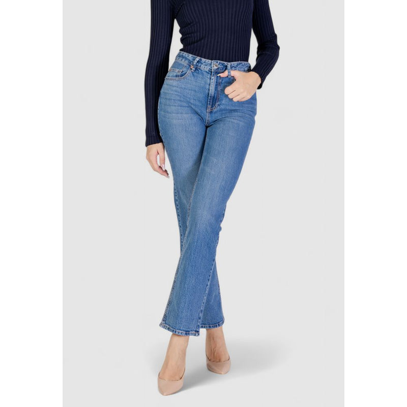 Light Blue Cotton Jeans & Pant Vero Moda