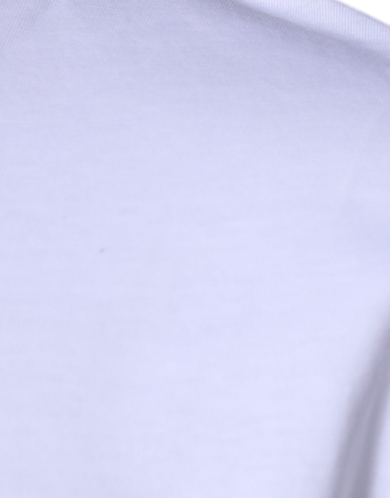 White Red Leopard Cotton Crew Neck T-shirt Dolce & Gabbana