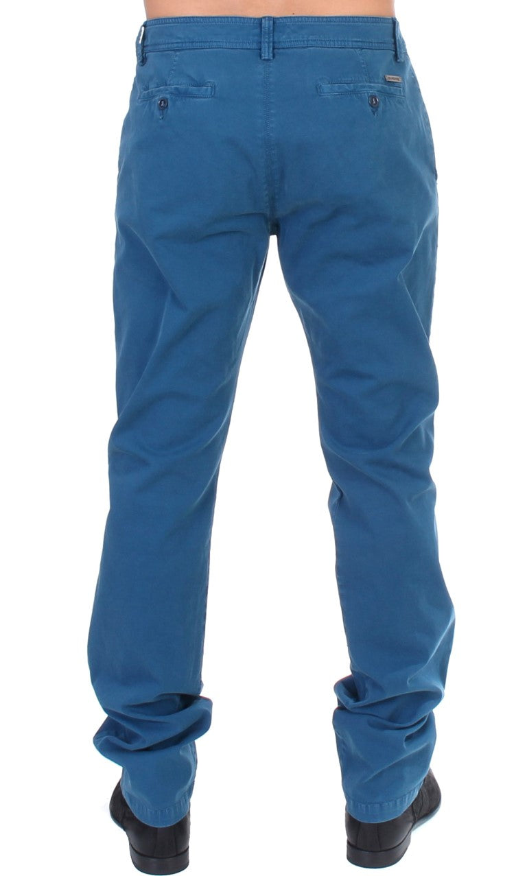 Elegant Straight Fit Cotton Chinos GF Ferre