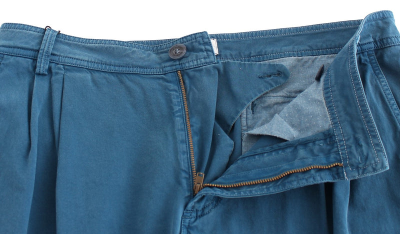 Elegant Straight Fit Cotton Chinos GF Ferre