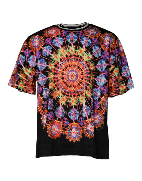 Multicolor Kaleidoscope Men Short Sleeves T-shirt Dolce & Gabbana