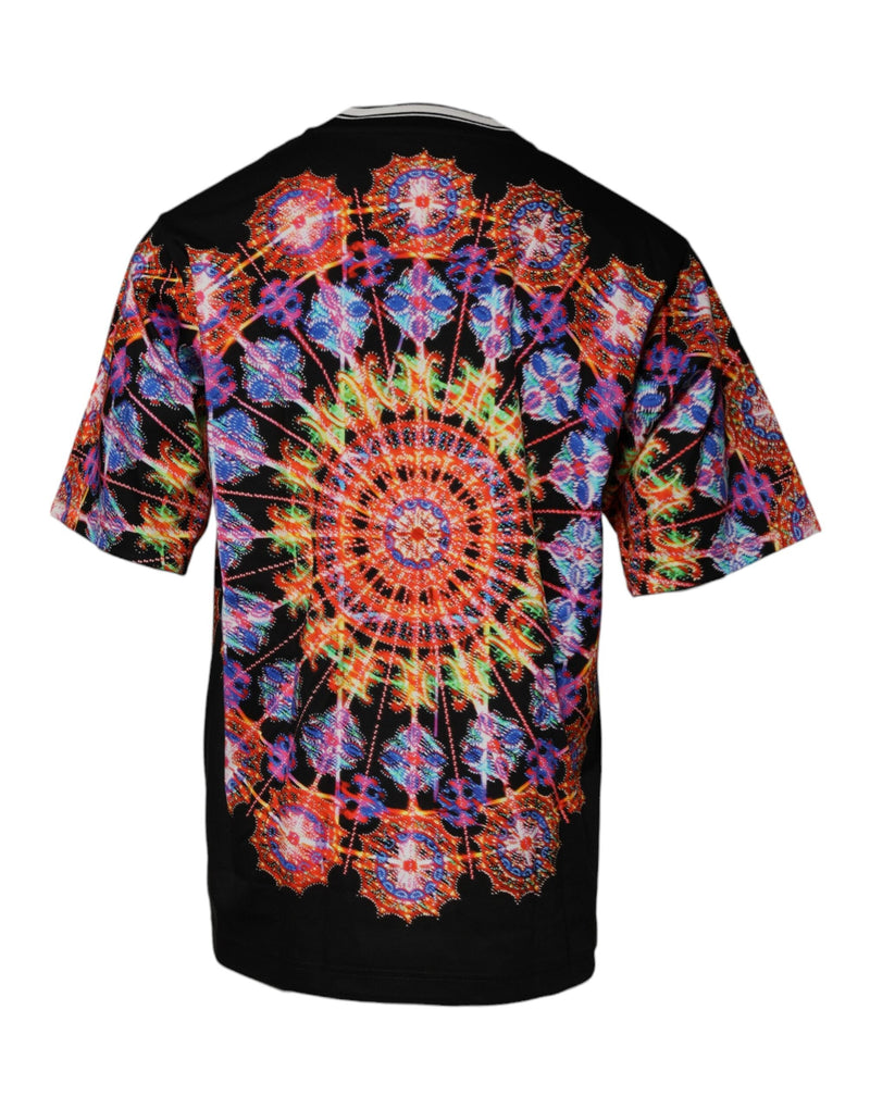 Multicolor Kaleidoscope Men Short Sleeves T-shirt Dolce & Gabbana