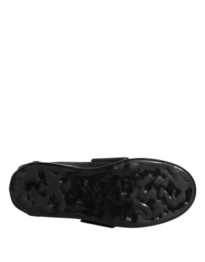 Black D&G AMORE Low Top Sneakers Shoes Dolce & Gabbana