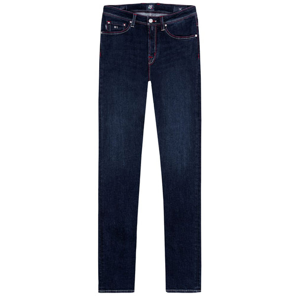 Blue Cotton Jeans & Pant Tramarossa