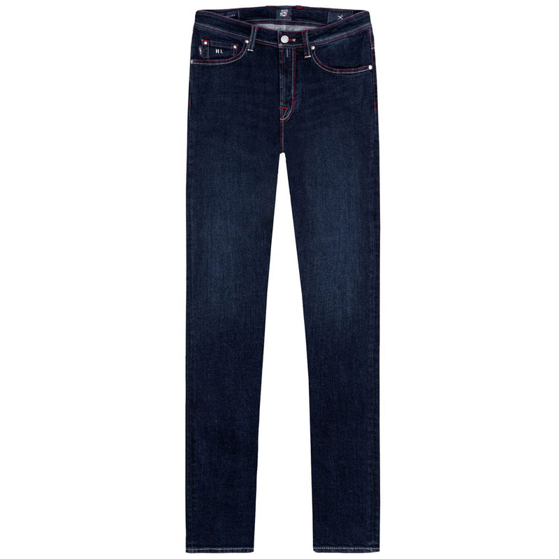 Blue Cotton Jeans & Pant Tramarossa
