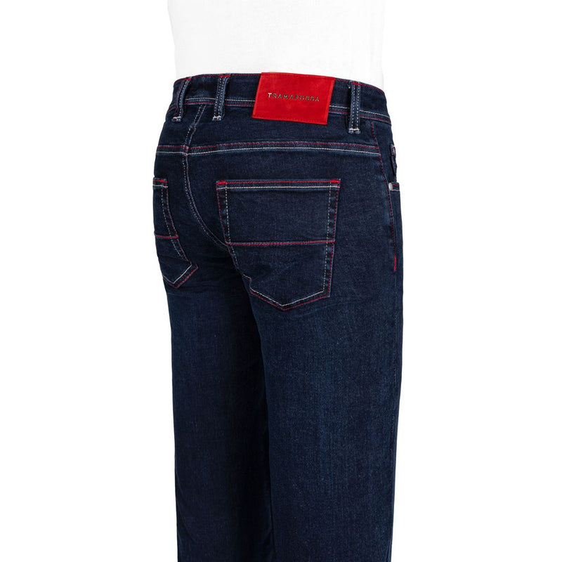 Blue Cotton Jeans & Pant Tramarossa