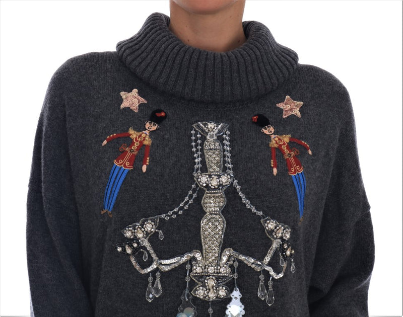 Enchanted Crystal Turtleneck Sweater Dolce & Gabbana