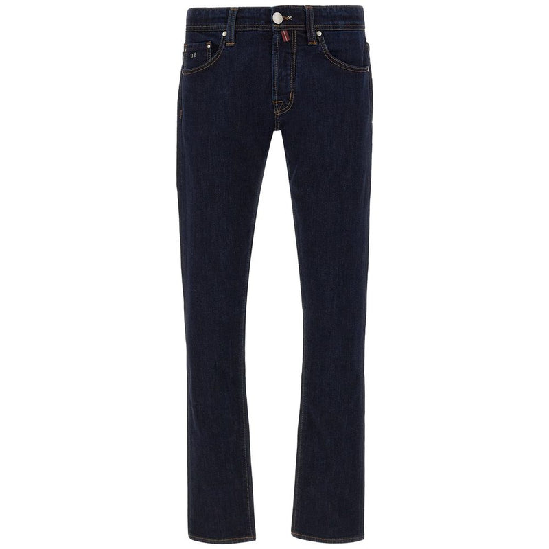 Blue Cotton Jeans & Pant Tramarossa
