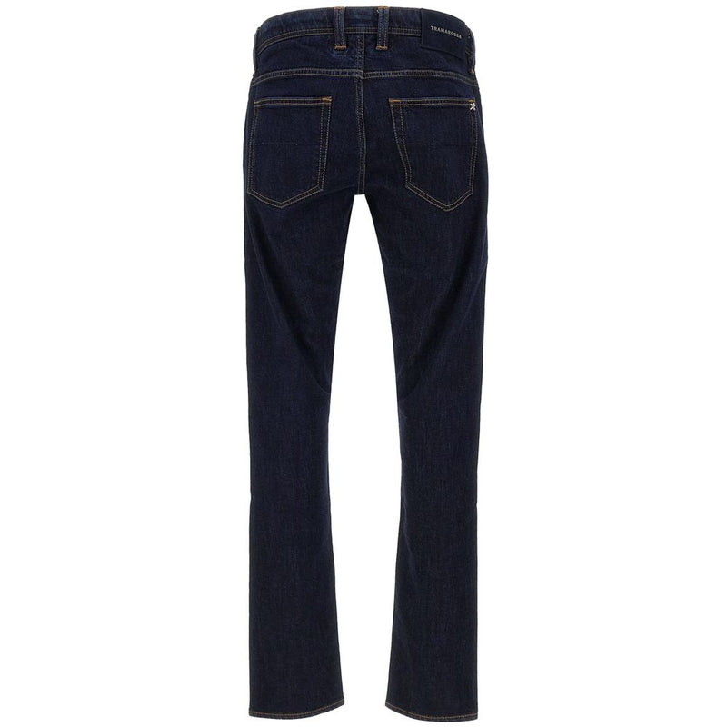 Blue Cotton Jeans & Pant Tramarossa