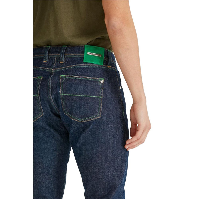 Blue Cotton Jeans & Pant Tramarossa