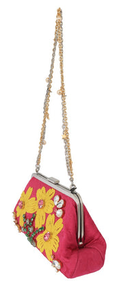 Elegant Evening Party Clutch in Pink Dolce & Gabbana