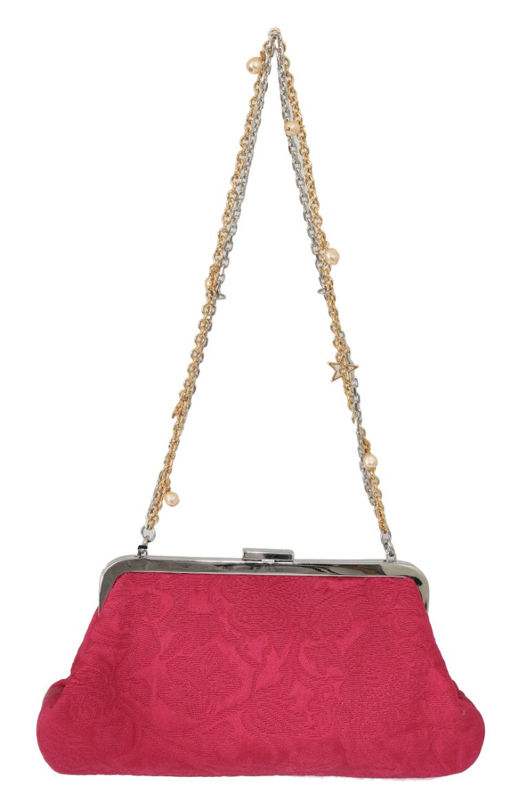 Elegant Evening Party Clutch in Pink Dolce & Gabbana