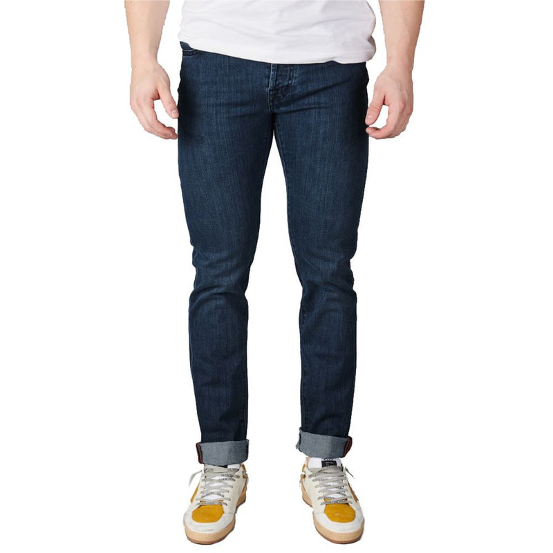 Blue Cotton Jeans & Pant Tramarossa