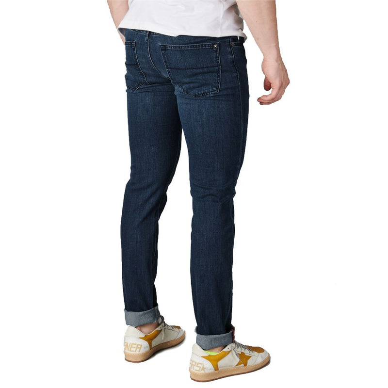 Blue Cotton Jeans & Pant Tramarossa