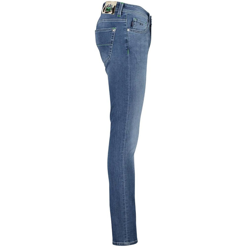 Blue Cotton Jeans & Pant Tramarossa