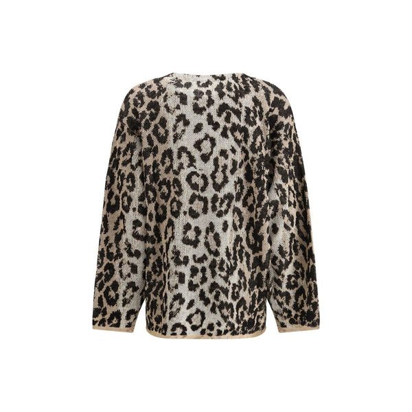 Leopard Boyfriend Cardigan